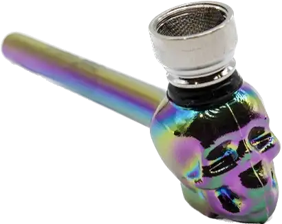 D&K Pipa Calavera Tornasolada DK8441B