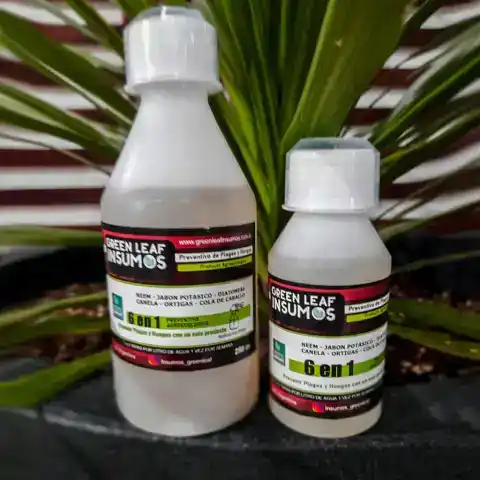 Green Leaf 6en1 Plagas y Hongos 500cc