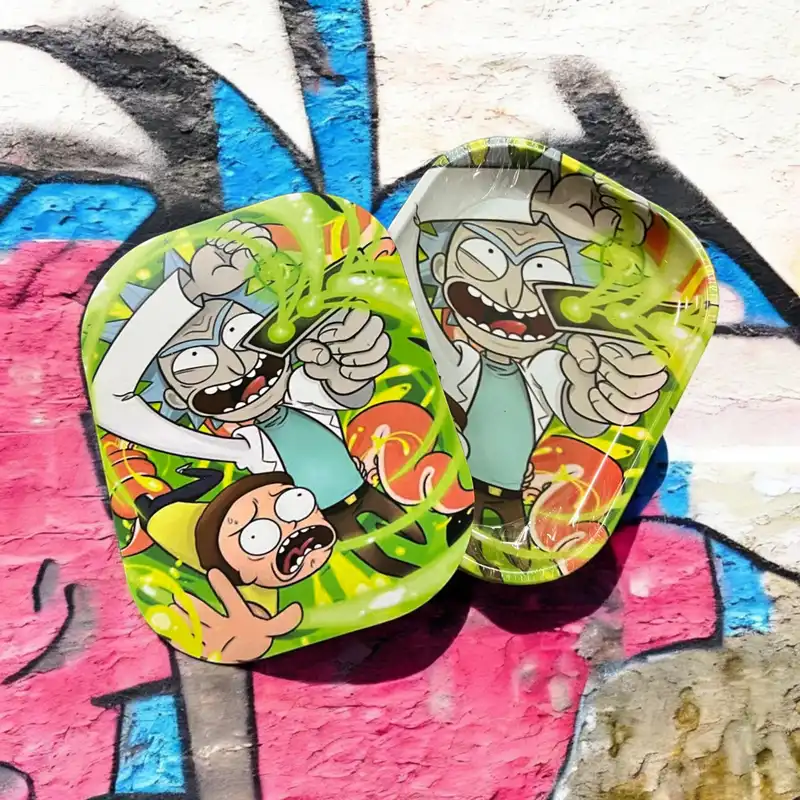 Bandeja Mini Tapa Imantada Rick y Morty Cod264