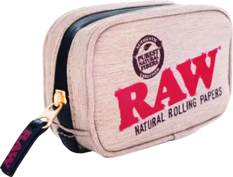 RAW Smokers Pouch Beige - Large (Neceser)