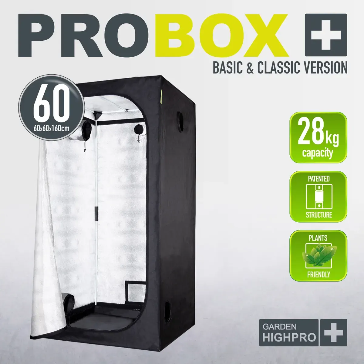 GARDEN Carpa Probox Basic 60x60x160cm