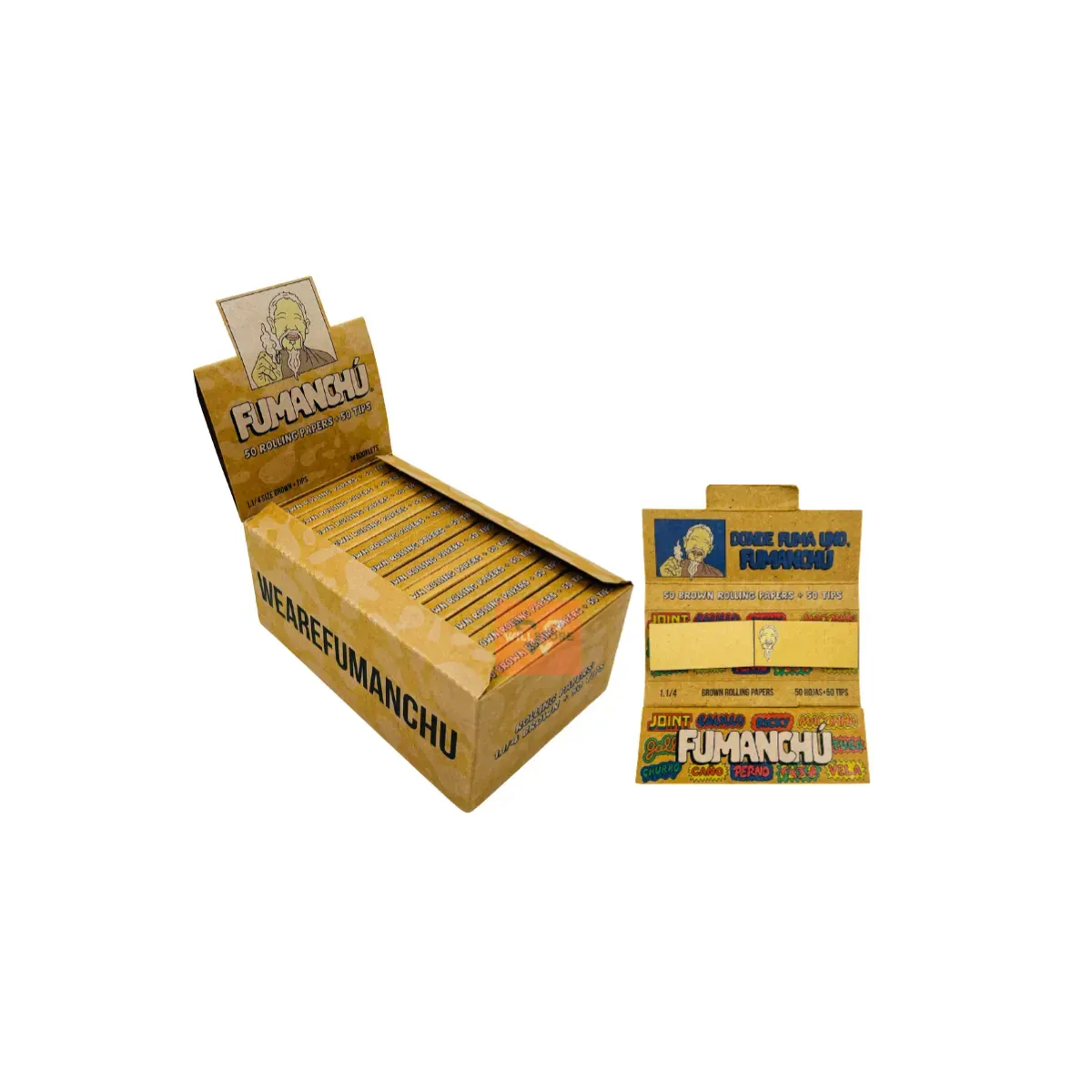 FUMANCHU Unbleached 1 1/4 + Tips