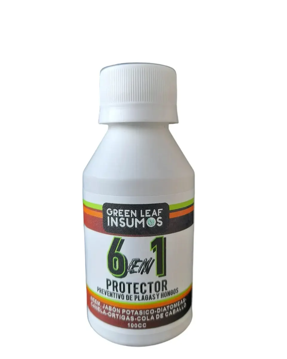 Green Leaf 6en1 Plagas y Hongos 100cc