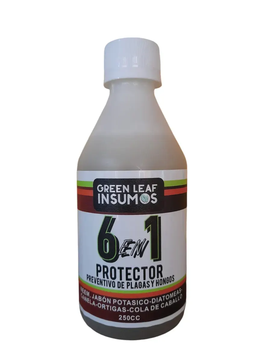 Green Leaf 6en1 Plagas y Hongos 250cc