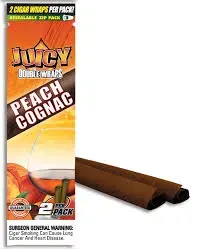 JUICY Blunt PEACH COGNAC x2