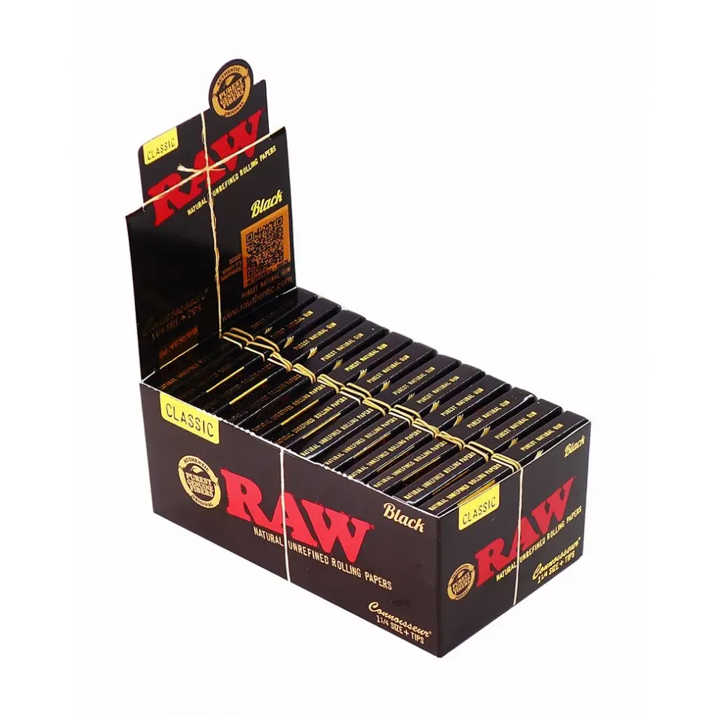 RAW Black Connoisseur - 1/4 + TIPS