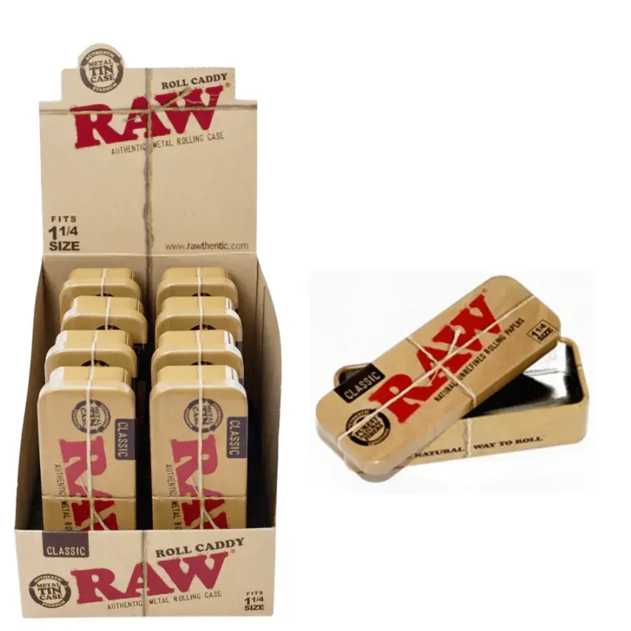 RAW Estuche Metal Caddy For Prerolled 1 1/4