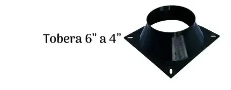 Tobera de 6” a 4”