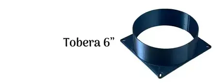 Tobera de 6” a 6”