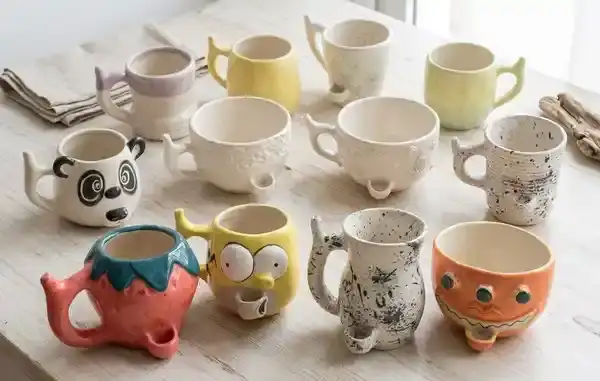 Taza Pipa Ceramica